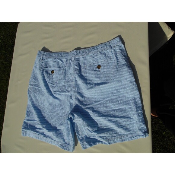 SaddleBred Men's Size 38 Shorts Cotton Plaid Blue - Picture 4 of 5